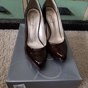 Jessica Simpson Ladonna Saddle Patent Tortoise